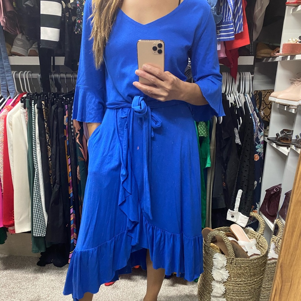 Exellent conditions spring blue dress
